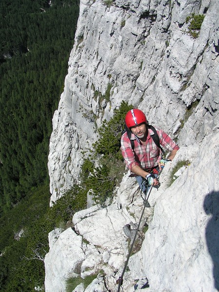 FERRATA ETTORE BOVERO NA COL ROSA 2166 M